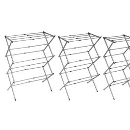 Séchoir à Linge Métallique Pliable et Extensible avec 3 Hauteurs Cloxy InnovaGoods 11 Barres