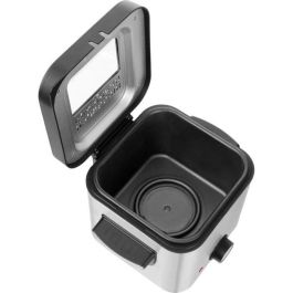 Sencor SFR 6200SS Friteuse sans Huile 1.5 L 900 W à Contrôle de Température 130-190 °C, Noir et Acier Inoxydable