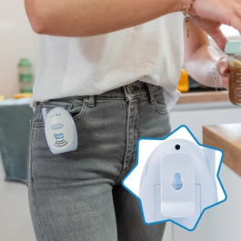 Badabulle Vigilabebés Audio 300m - Alarme Sonore et Visuelle - Compact et Facile à Utiliser