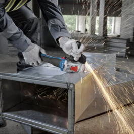 Bosch GWX 18V-8 Solo L X-LOCK Meuleuse d'angle sans fil 125 mm 11000 tr/min 18V, équivalent 800 W, poignée ergonomique, système changement rapide (sans batterie)