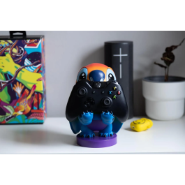 Exquisite Gaming Cable Guys - Support universel pour écouteurs, smartphone et manettes - Figurine Disney Stitch Rainbow - 20 cm - Sous licence officielle