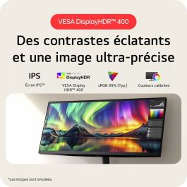 LG 34U511A-B Moniteur 34 pouces WFHD 2560x1080 IPS 100 Hz 1ms HDR 400 21:9 Noir