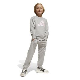 Survêtement Enfant Adidas Lk Bl French Terry Jog Gris 45-48