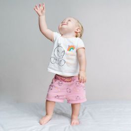 Ensemble de Vêtements Looney Tunes Rose 9 mois