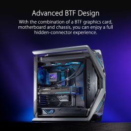 Boîtier ATX semi-tour Asus 90DC00F0-B39020 Blanc Noir