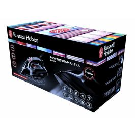 Russell Hobbs 20630-56 - Fer à repasser vapeur Powerstream Ultra, semelle céramique, 3100 W, vaporisation 210 g/min, autonettoyant, fonction vapeur verticale, noir et gris