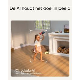 Eufy S350 Caméra de Sécurité IP Intérieure Sans Fil 3840x2160 Pixels Noir Blanc