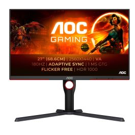 Monitor Gaming AOC Q27G3XMN/BK 2K 27" 180 Hz Precio: 271.6899996. SKU: B16F975CVW