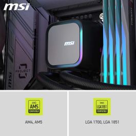 MSI MAG CORELIQUID A13 240 Kit de watercooling ARGB 240mm pour PC, Ventilateur 120mm, Radiateur 240mm, Éclairage LED