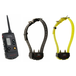 Num'Axes - Pack de dressage Canicom 800 pour 2 chiens avec télécommande, 2 colliers (noir et jaune), piles et mallette - Portée jusqu'à 800 mètres Precio: 355.596. SKU: B19K3V8RYE