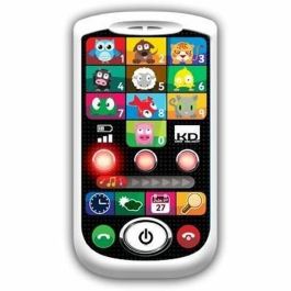 Infini Fun Boîte Éducative Téléphone et Clés - Jouet Interactif pour Bébé avec Sons et Lumières - Apprentissage des Animaux, Nombres et Couleurs - Mixte dès 12 Mois