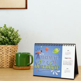 Calendrier de bureau Finocam Multicouleur Papier 21 x 15 cm