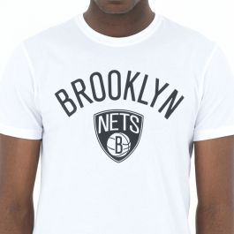 T-shirt à manches courtes homme New Era NOS NBA BRONET 60416753 Blanc