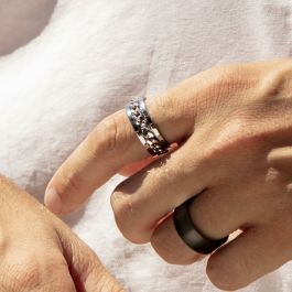 Bague Homme Lotus LS2394-3/128 Argenté