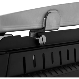 Cookingbox - Plancha à gaz 3 brûleurs, surface de cuisson inox 61 x 35 cm, 7.5 kW, pour 8-10 personnes