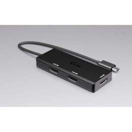 Hub USB i-Tec C31TRIPLE4KHDMIPD Noir