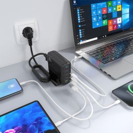 Chargeur sans fil Aisens ASCH-140W4P056-BK Noir 140 W