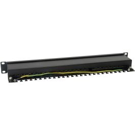 Equip Patchpanel 24x RJ45 Cat6 19" FTP 1HE ISO/IEC schwarz
