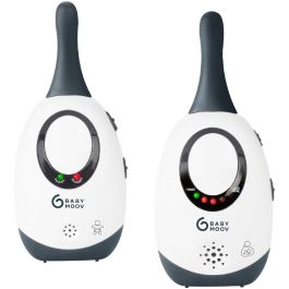 Babyphone - BABYMOOV - Portée 300m - Audio Simply Care avec fonction VOX - Double alarme et 2 adaptateurs