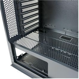 LC-Power LC-8000B-ON - Boîtier PC Midi Tower Noir, ATX, 2x USB 3.2, 1x USB-C, Gestion des câbles, Filtre anti-poussière, pour Gaming