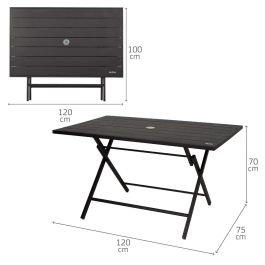 Table Piable Aktive 120 x 70 x 75 cm