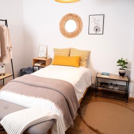 Mueble Auxiliar Acero y Madera Moa Vinthera 60x30x44,5 cm (4 Unidades)