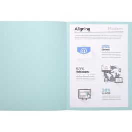 Sous-dossier Exacompta Forever Bleu Bleu clair A4 100 Pièces