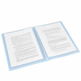 Classeur Grafoplas Bleu Feuille