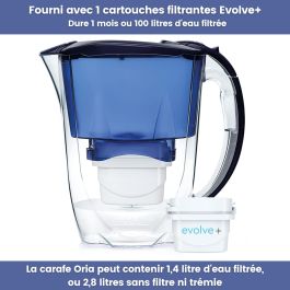 Carafe Filtrante Aqua Optima Bleu Plastique 2,8 L