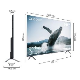 TV intelligente Cecotec v3+ series vqu30098+s 98" 4K Ultra HD QLED