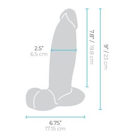 Gode réaliste B-Vibe Silicone Ø 6,3 cm (19,5 cm)