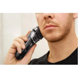 Sencor SMS 0900BK Rasoir électrique avec tondeuse intégrée - 2 lames en acier inoxydable - Jusqu'à 90 min d'autonomie - Recharge rapide 1,5 h - Lavable IPX6 - Affichage LED