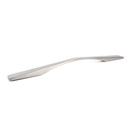 Trentadue Poignée de meuble en aluminium Modèle Noya finition Nickel brossé, entraxe 256mm