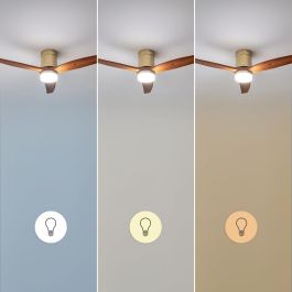 Ventilateur de Plafond avec Lumière Cecotec EnergySilence Aero 5600 20 W 40 W Doré Bois