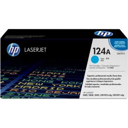HP Toner 124A Q6001A Cyan - Cartouche d'encre cyan compatible pour imprimantes HP LaserJet Precio: 78.5900004. SKU: B14ZDLQWMK