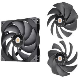 140mm Thermaltake GT14 PC Cooling Fan TT Premium Edition Black - 1 Pack