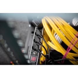 DIGITUS Steckerleiste 1HE 7fach Ü-Schutz Alu 2m Zuleitung