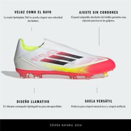 Chaussures de Football pour Adultes Adidas F50 League Ll Fg/Mg Blanc