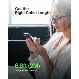 Câble USB-C Belkin CAB003bt2MBK Noir 2 m