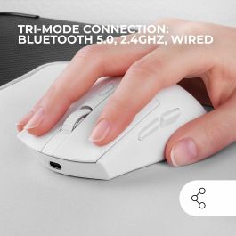 Souris Gaming Mars Gaming MMT3W Blanc