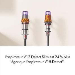 Dyson V12 Detect Slim Absolute Kabelloser Staubsauger (Nickel/Satin)