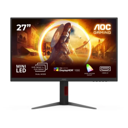 AOC Moniteur PC Gamer 27 Pouces (68.6 cm) U27G4XM, Double Mode 4K 160 Hz / FHD 320 Hz, Dalle Fast IPS Mini-LED HDR 1000, 0.5 ms, G-SYNC, Pivot, Hub USB, Réglable en Hauteur, Noir Precio: 594.456. SKU: B1DX3BJZHA