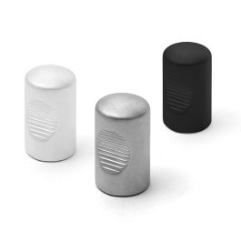 HERRAJES ALK Pomo Zamak Pisa Ø14 H25 Finition Chrome Mat