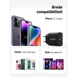 Câble USB vers Lightning Ugreen 10191 Noir