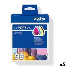 Cartouche d'encre originale Brother LC527VAL Jaune Bleu Noir Magenta (5 Unités)