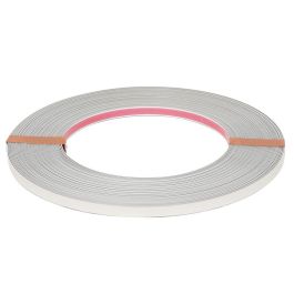 FBS Bande Adhésive Alu Tape 0,5mm D'épaisseur 25m Noir Mat, Chrome, Argenté Mat Finition Chrome Largeur 8mm