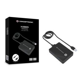 Hub USB Conceptronic 110517107101 Noir 90 cm (1 Unité)