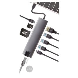 Hub USB CoolBox COO-DOCK-01 Gris Precio: 43.5. SKU: S0235316