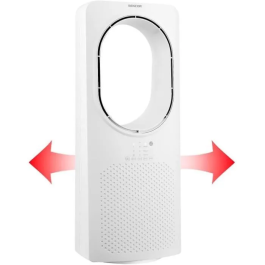 Sencor SFT 2404WH - Ventilateur tour sans pales, 3 vitesses, oscillation 50 degres, telecommande, 50 W, 55 dB, 32 * 32 * 62 cm