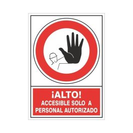 DUVER Signalisation 419 Plastique "Hauteur Accessible Seulement Personnel Autorisé" 420x297mm
